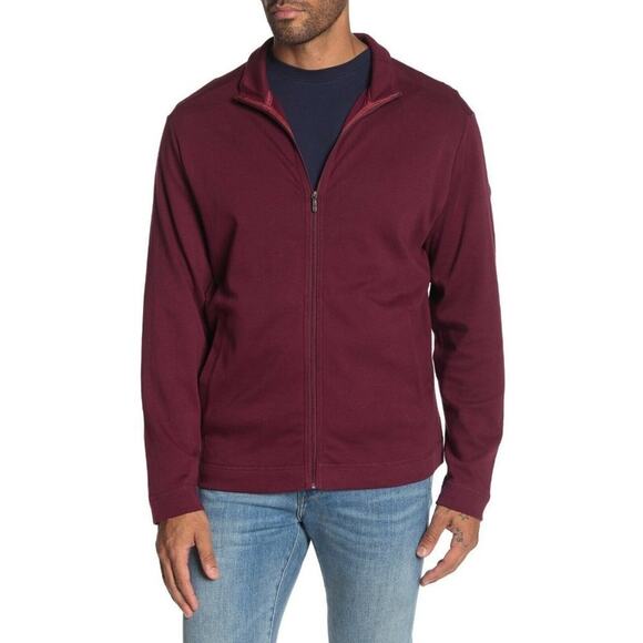 Tommy Bahama Men's Ravello Jersey Zip Front Jacket Size M $168 - Picture 1 of 9